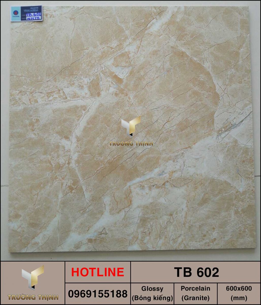 Gạch vân đá 600x600 Viglacera TB 602 giá rẻ