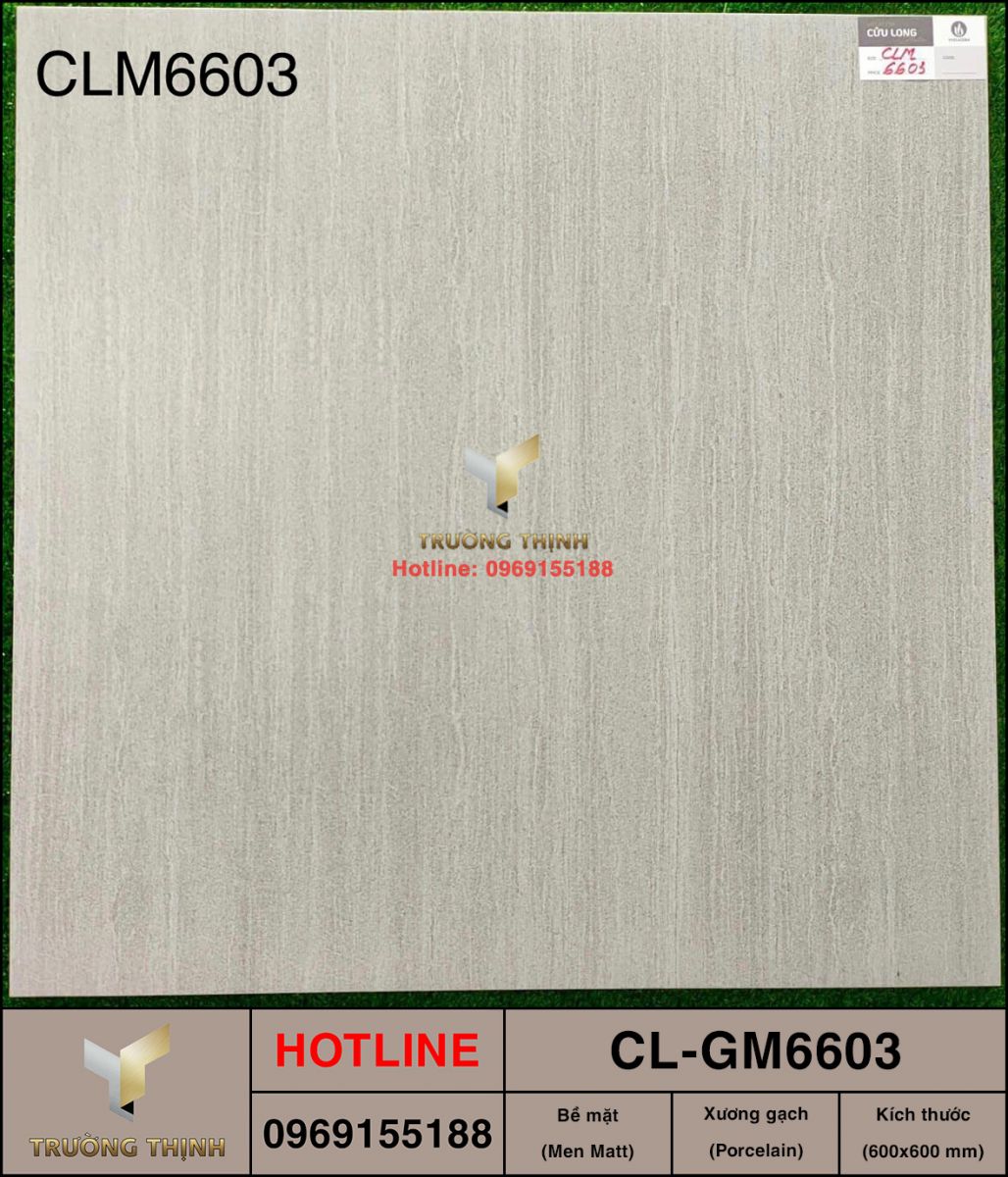 Gạch vân đá sọc dưa 600x600 Viglacera CL-GM6603 giá rẻ