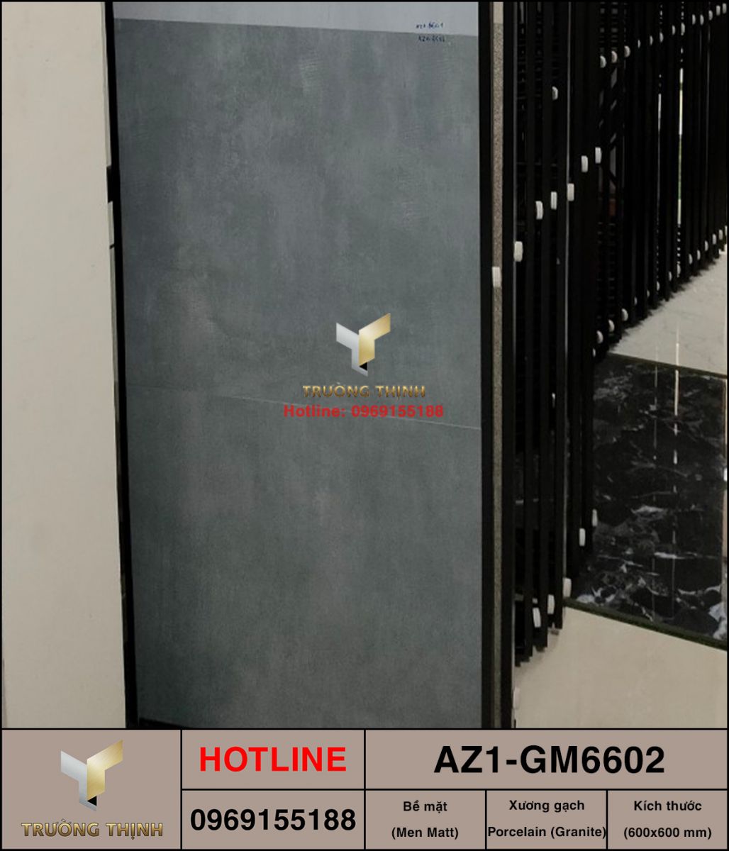 Gạch ốp lát 600x600 Viglacera United Arizona AZ1-GM6602