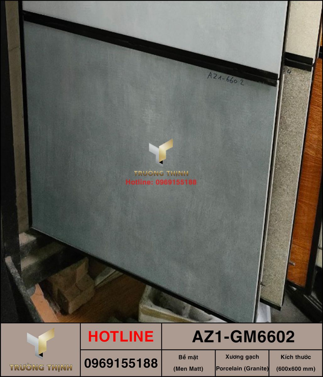 Gạch ốp lát 600x600 Viglacera United Arizona AZ1-GM6602