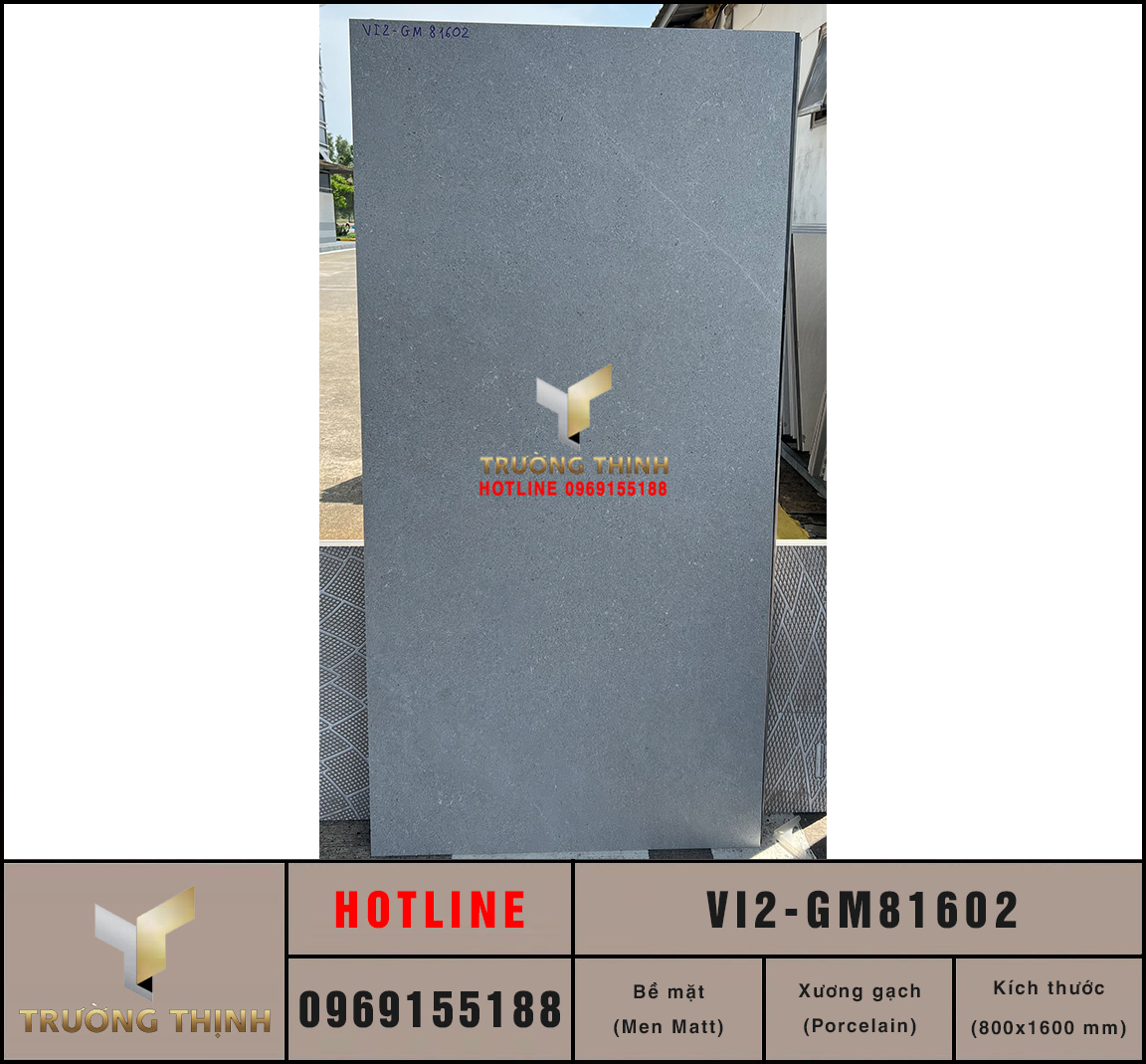Gạch granite tấm lớn 800x1600 Viglacera VI2-GM81602 giá rẻ