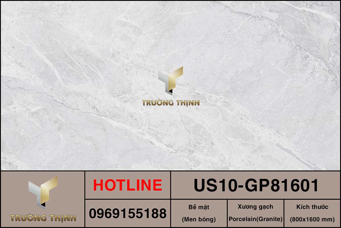 Gạch ốp vân đá màu xám 800x1600 Viglacera US10-GP81601 - Vẻ Đẹp Hiện Đại, Bền Vững