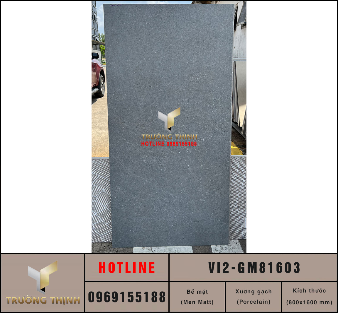 Gạch Porcelain khổ lớn 800x1600 Viglacera VI2-GM81603 giá rẻ