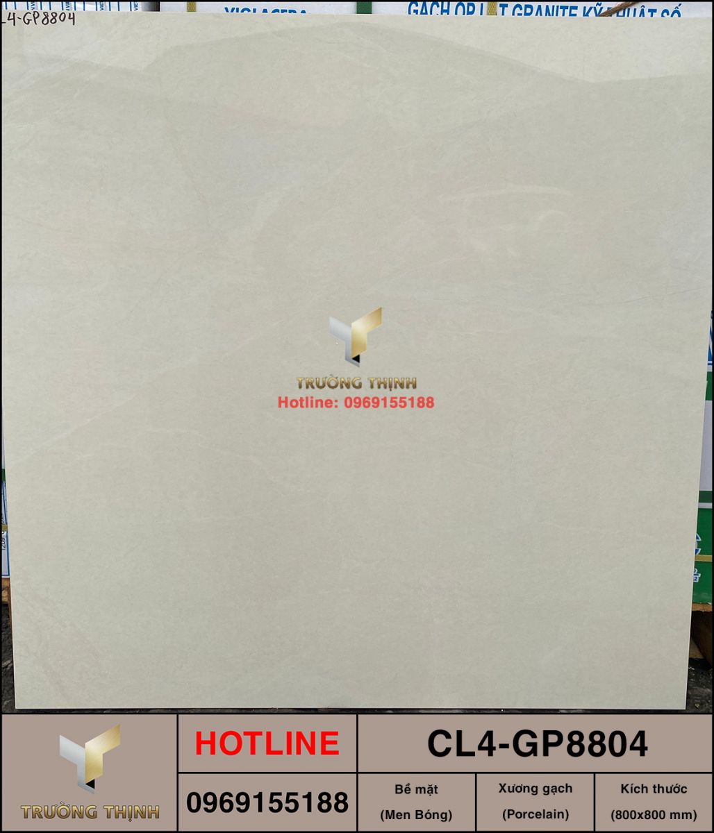 Gạch ốp lát 800x800 Viglacera Cửu Long CL4-GP8804