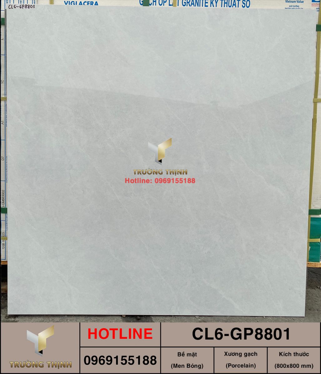 Gạch ốp lát 800x800 Viglacera Cửu Long CL6-GP8801
