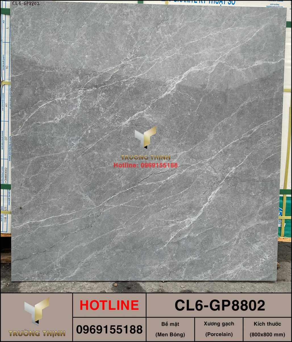 Gạch ốp lát 800x800 Viglacera Cửu Long CL6-GP8802