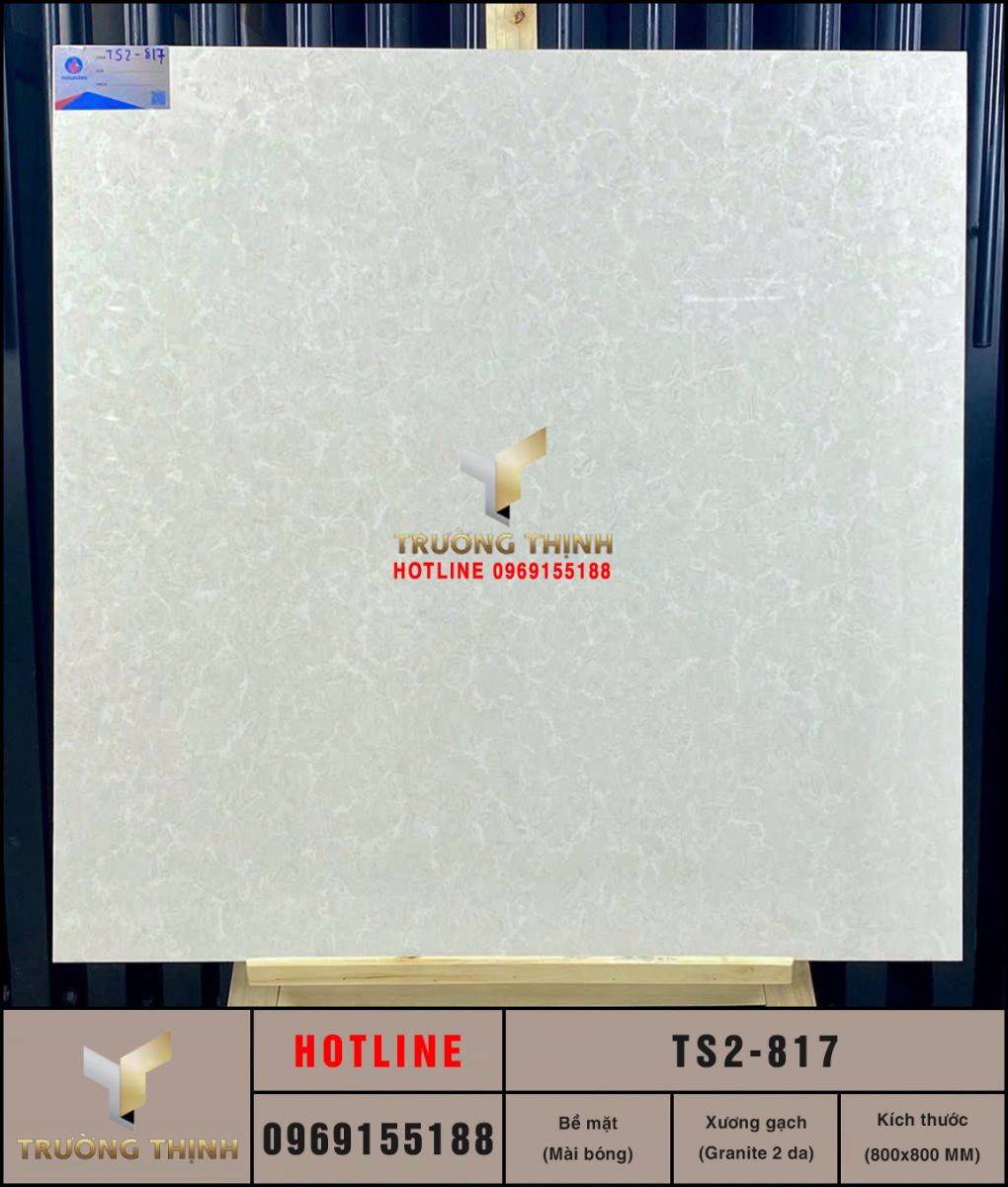 Gạch Granite bóng kiếng 2 da 800x800 Viglacera TS2-817: Giá rẻ, Chất lượng vượt trội, Phân phối chính hãng