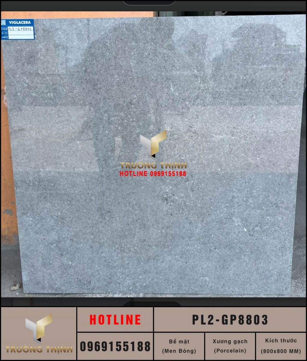 Gạch granite bóng kiếng Viglacera Platinum PL2-GP8803 cao cấp