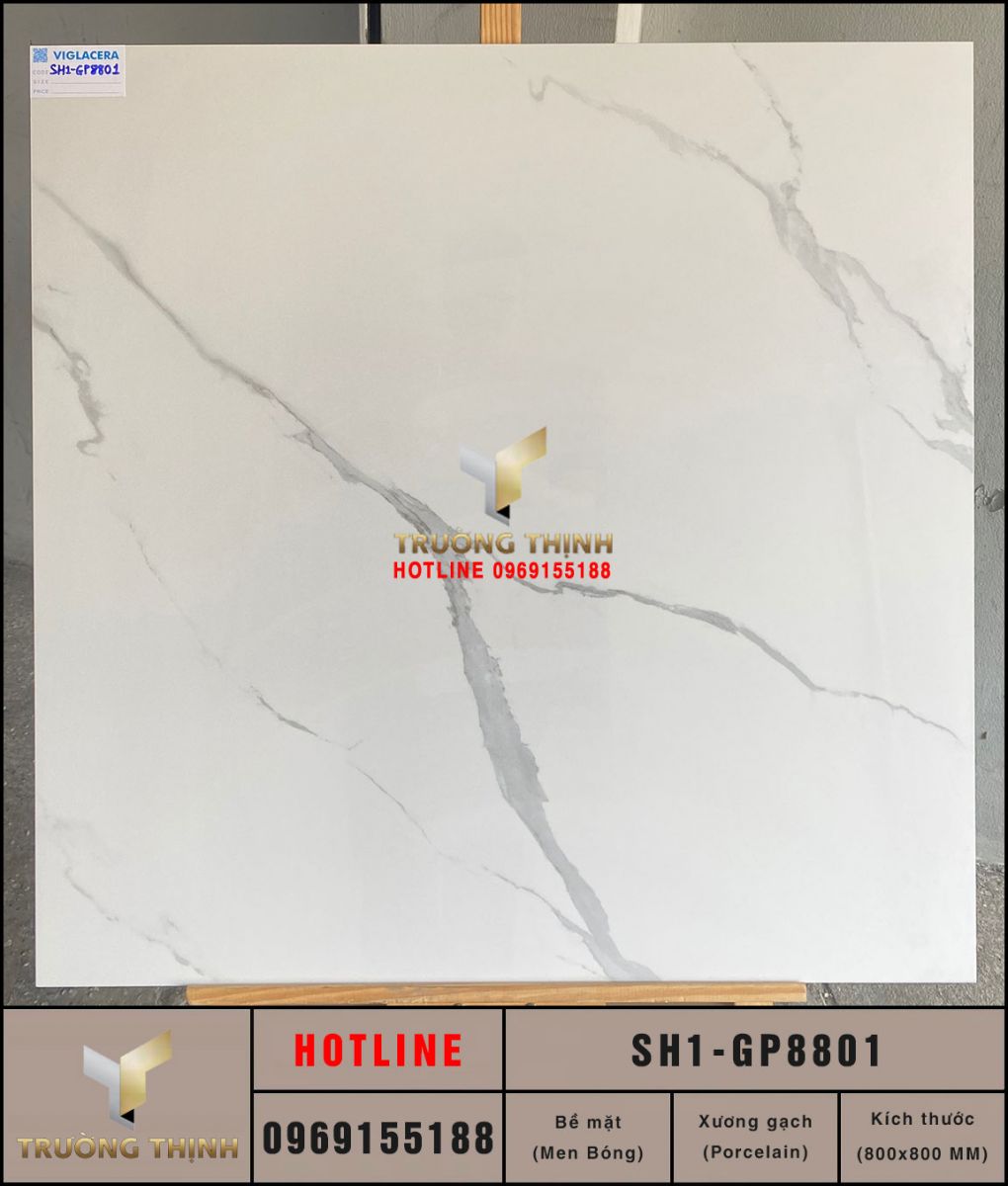 Gạch granite vân mây 800x800 Viglacera SH1-GP8801 giá rẻ