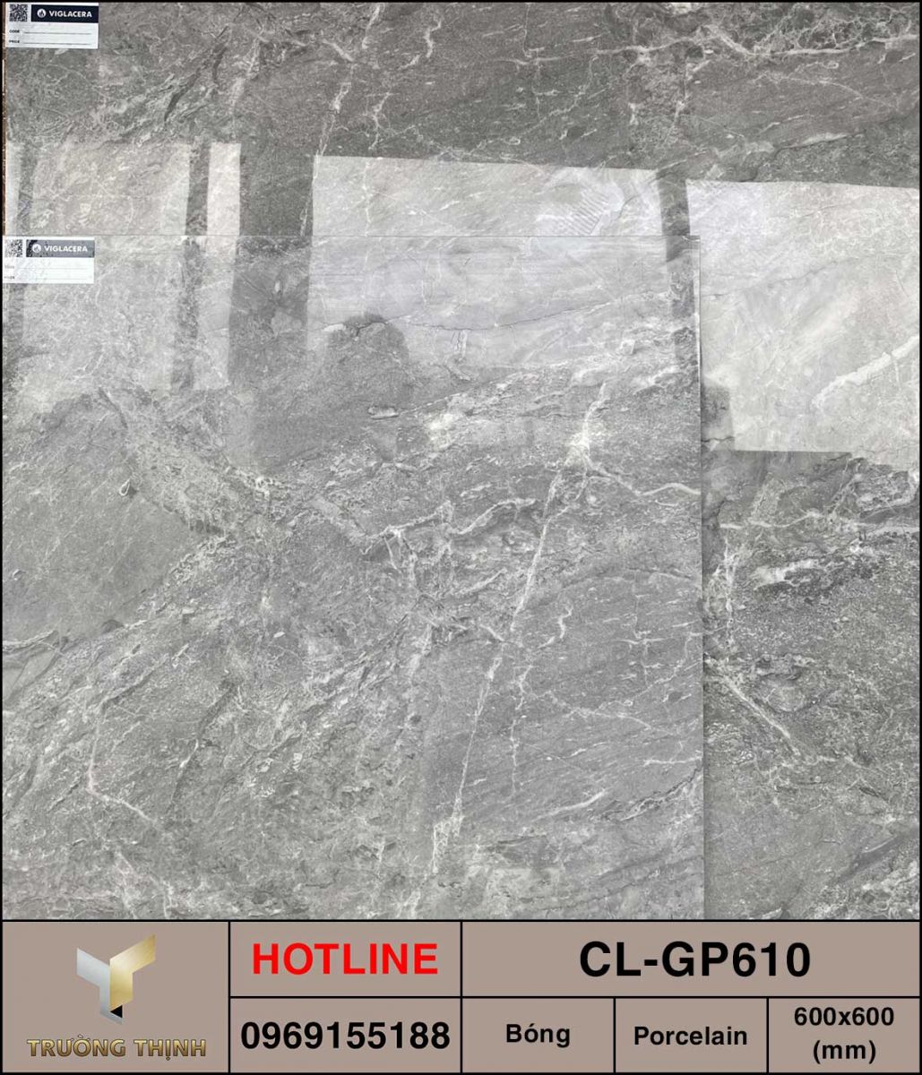 Gạch lát nền 600x600 Viglacera Cửu Long CL-GP610