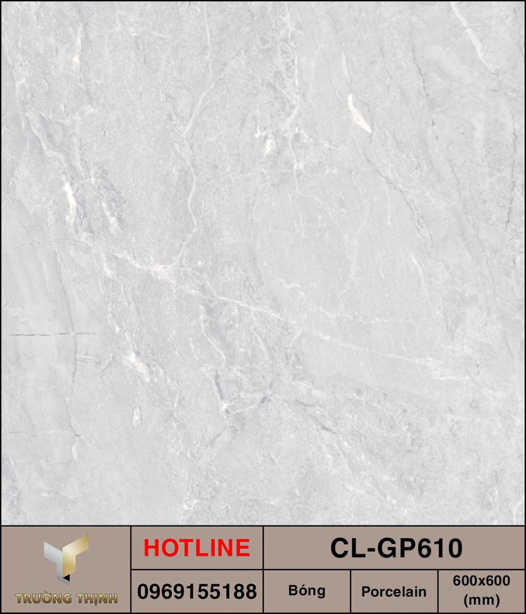 Ảnh MAP gạch lát nền 600x600 Viglacera Cửu Long CL-GP610