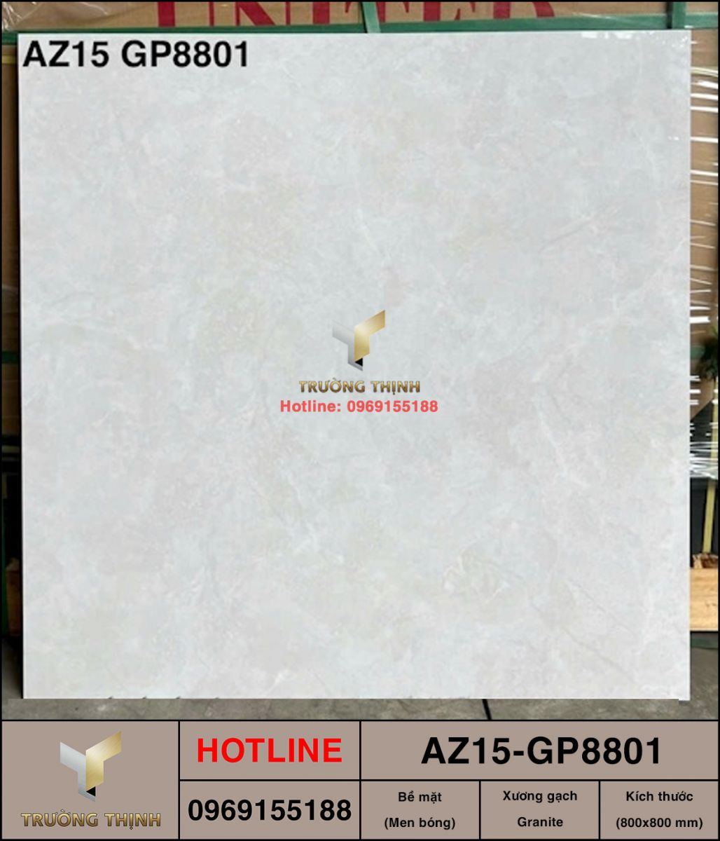 Gạch Lát Nền Porcelain 800x800 Viglacera AZ15-GP8801 – Chất Lượng Vượt Trội, Vẻ Đẹp Vĩnh Cửu