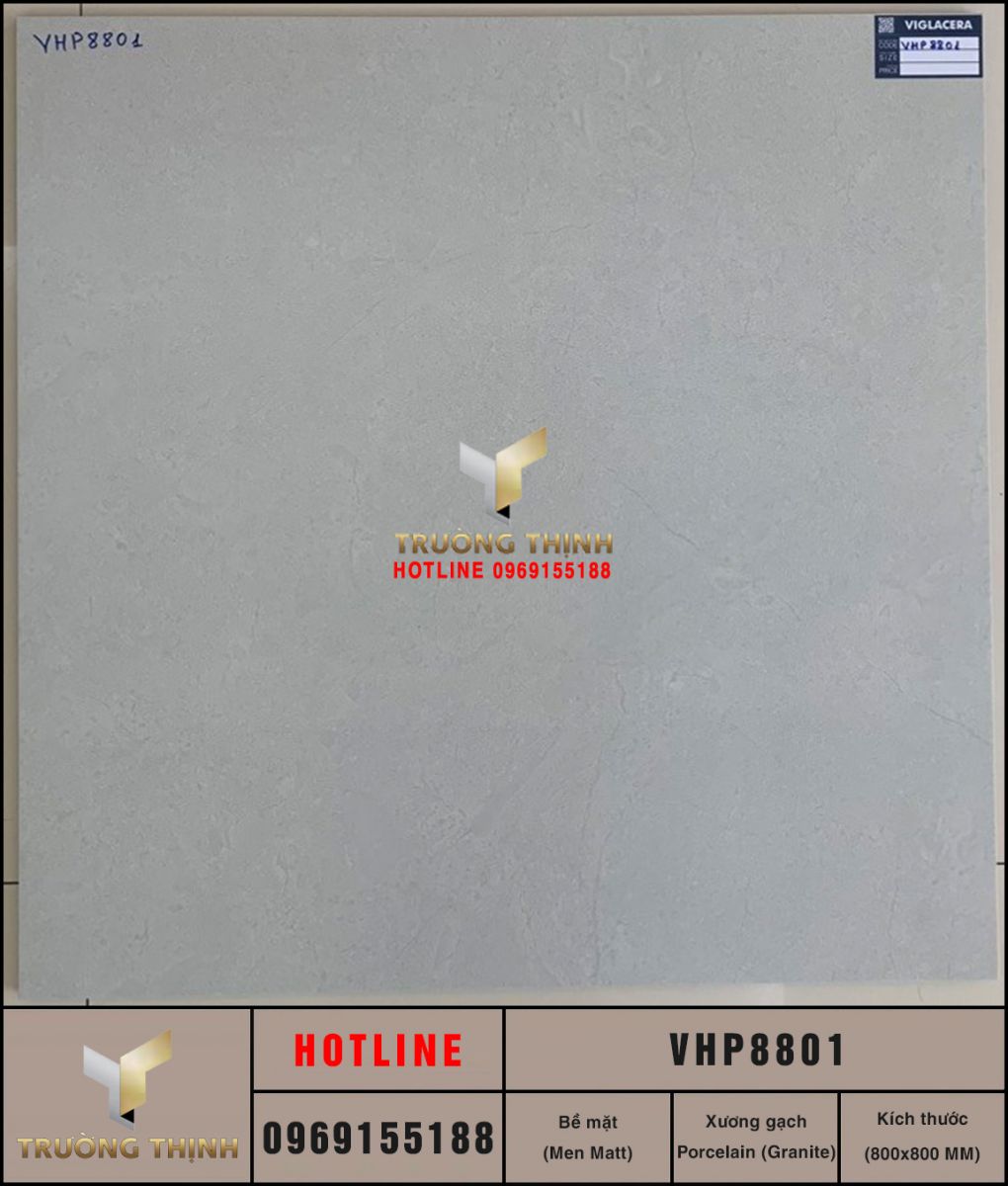 Gạch lát nền Porcelain Viglacera VHP8801 – Chống trơn, bền đẹp, sang trọng | gachoplatviglacera.vn