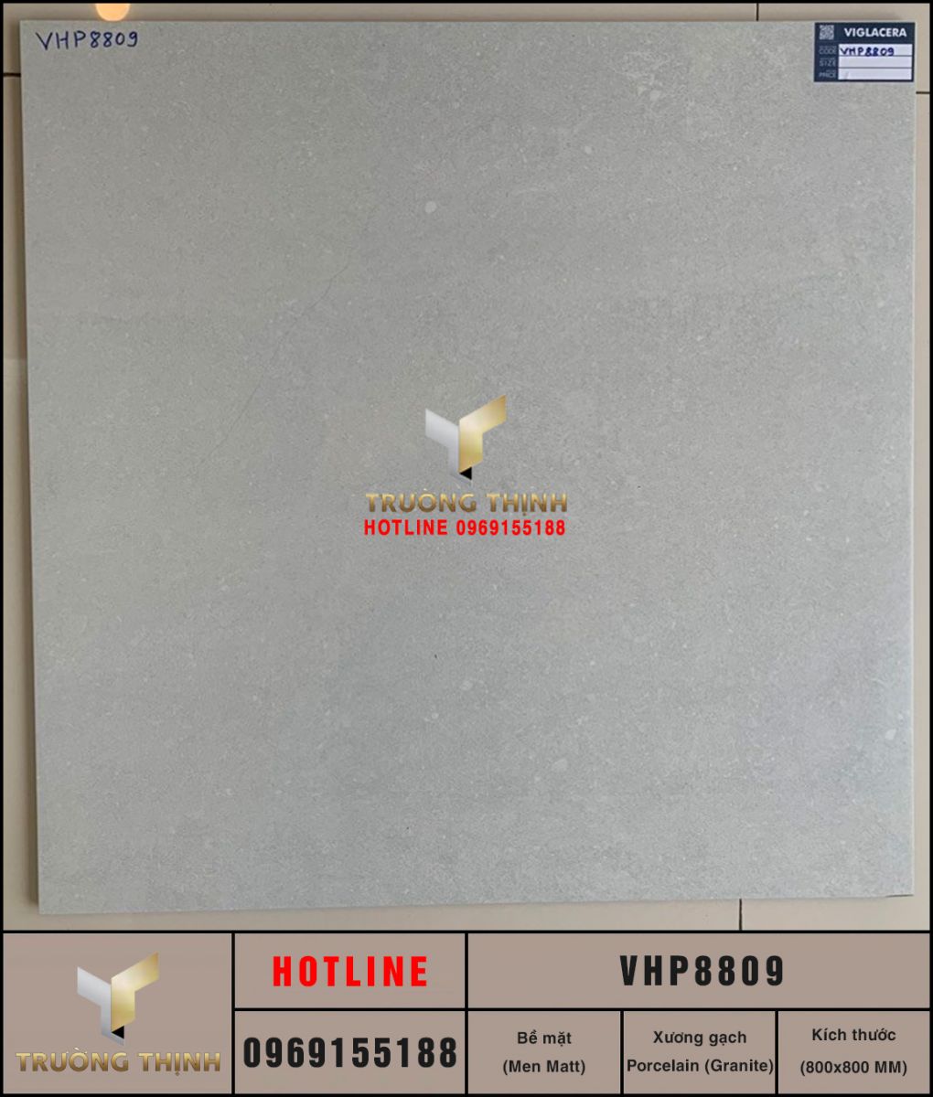 Gạch lát nền chống trơn 800x800 Viglacera VHP8809 - Giải pháp hoàn hảo cho mọi không gian