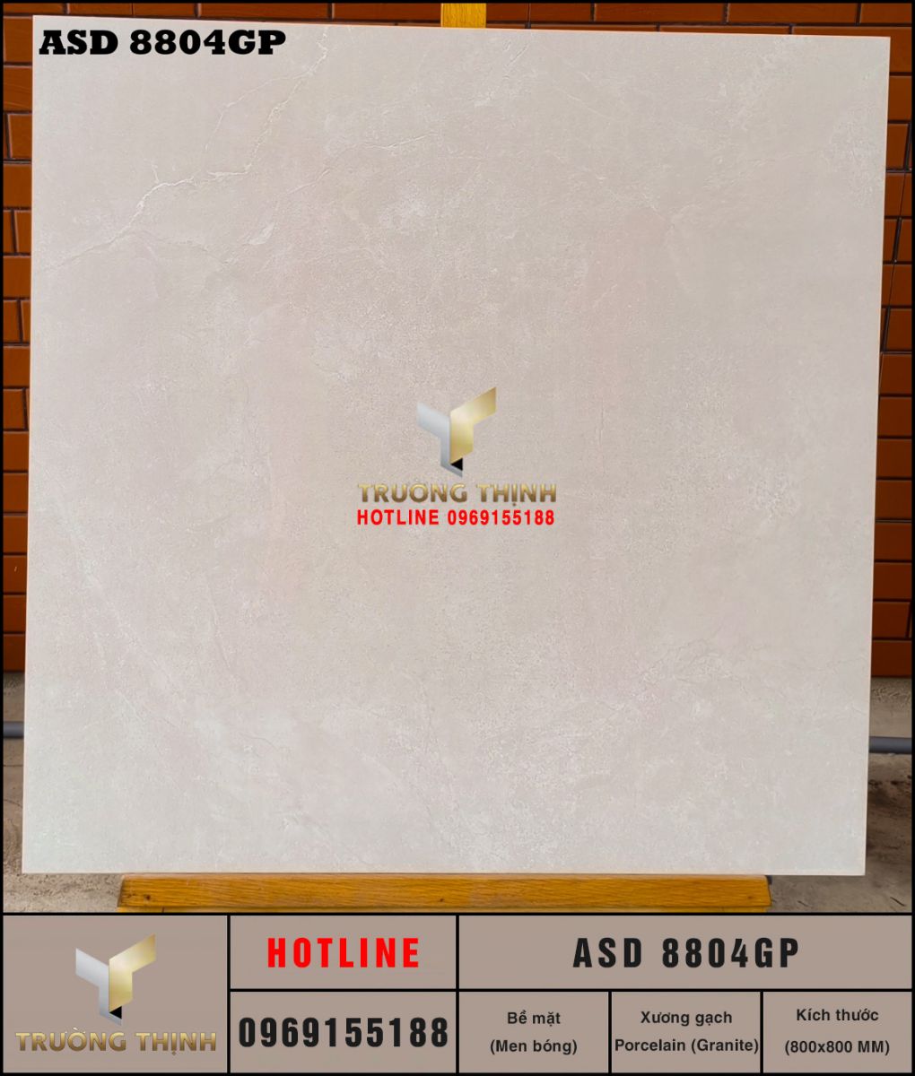 Gạch Lát Nền Giả Đá 800x800 Viglacera ASD8804GP – Sang Trọng & Bền Đẹp