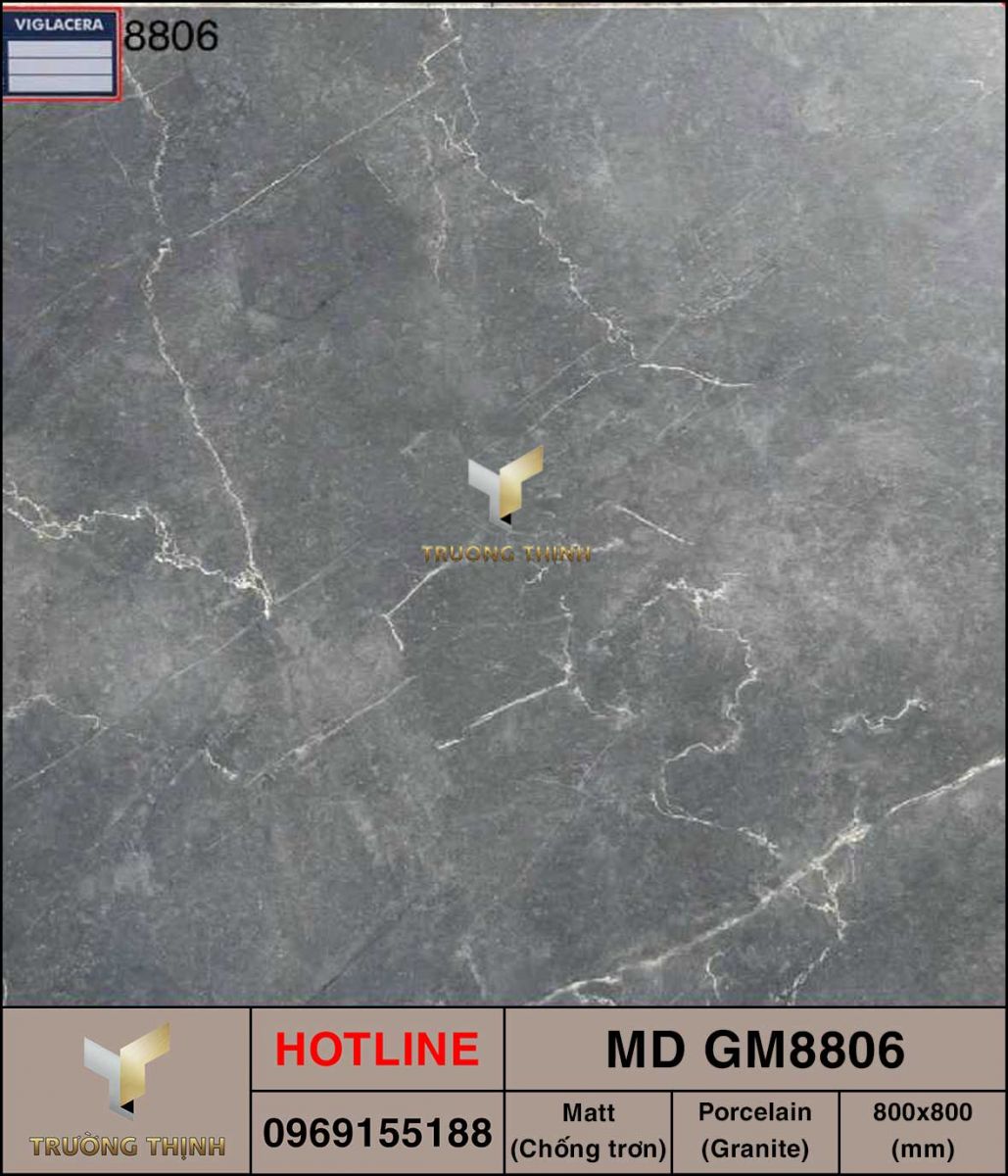 Gạch granite men khô 800x800 Viglacera MD GM8806 giá rẻ