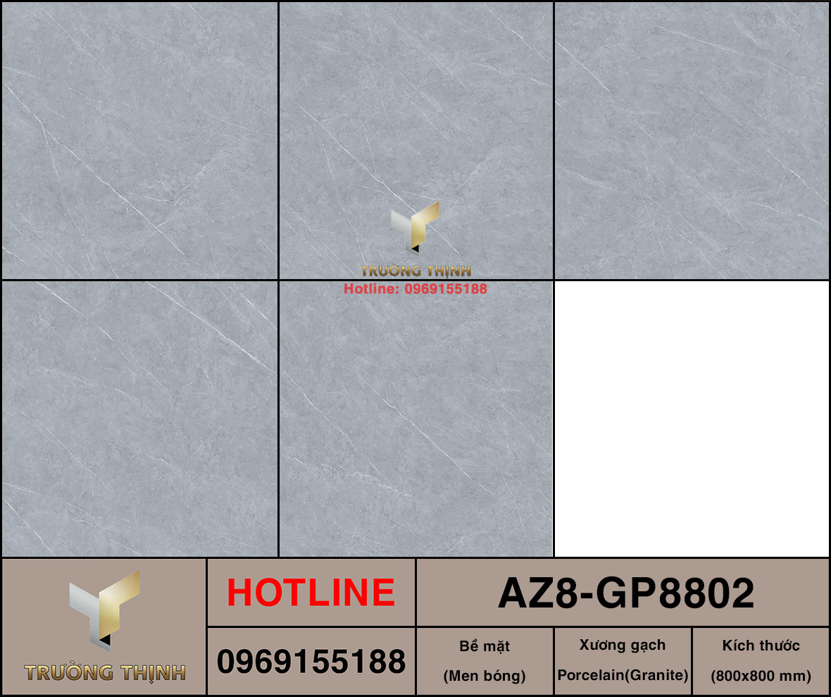 Gạch lát nền 800x800 Viglacera United Arizona AZ8-GP8802