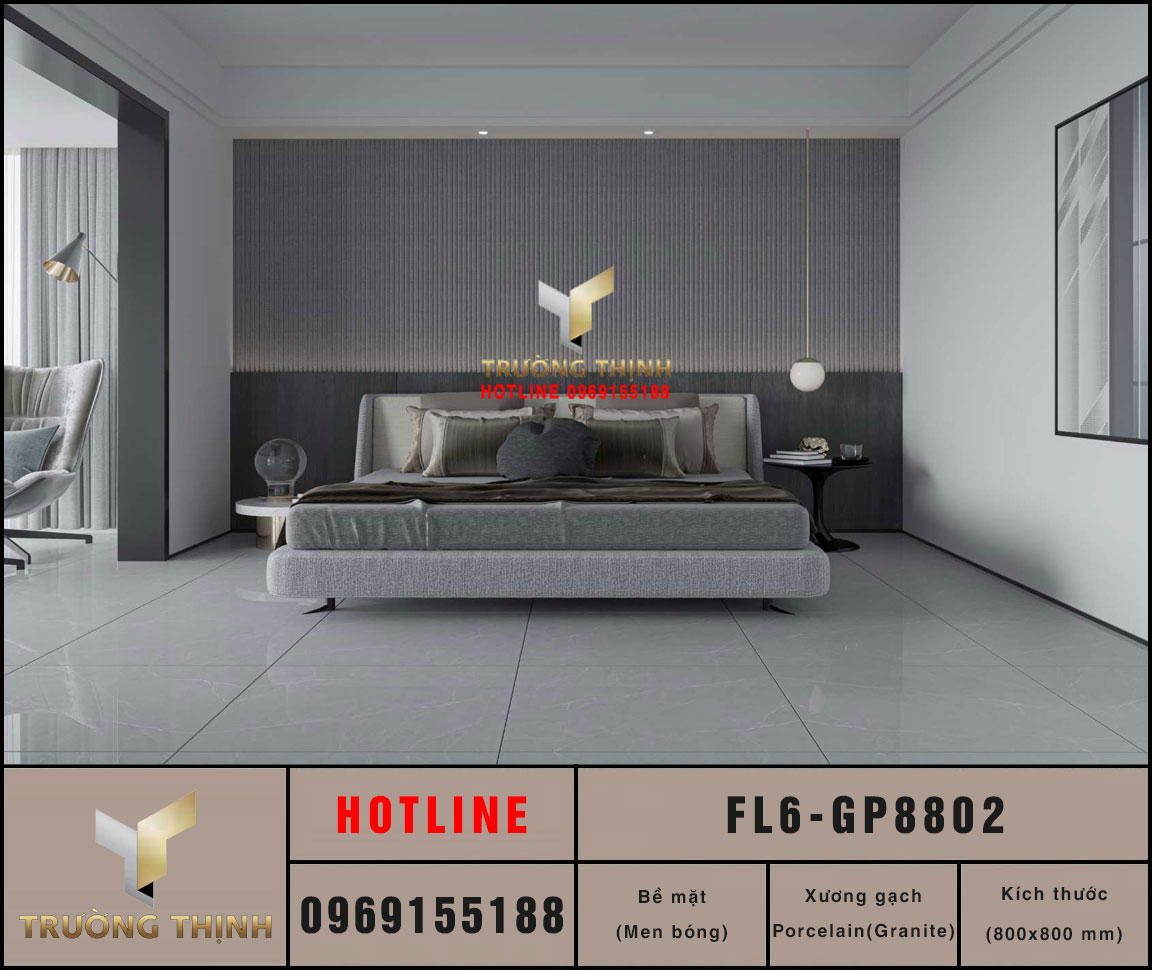Gạch lát nền Granite Viglacera FL6-GP8802 800x800 - Đẳng cấp & Sang trọng