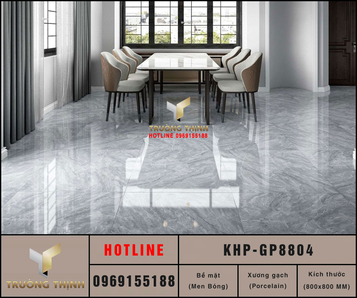 Gạch lát nền 800x800 Viglacera KHP-GP8804
