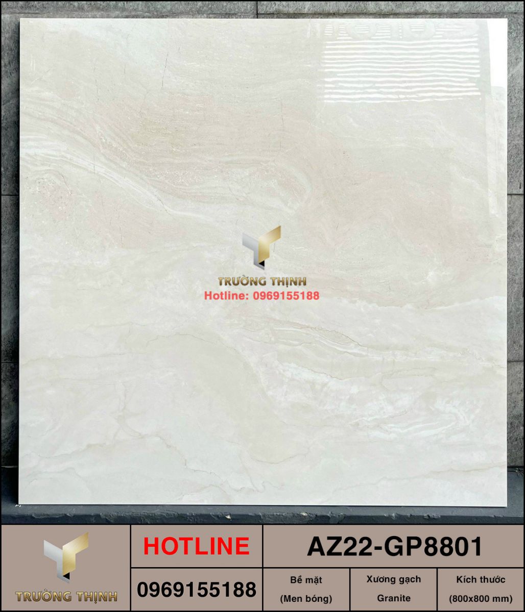 Gạch ốp lát 800x800 Viglacera United Arizona AZ22-GP8801