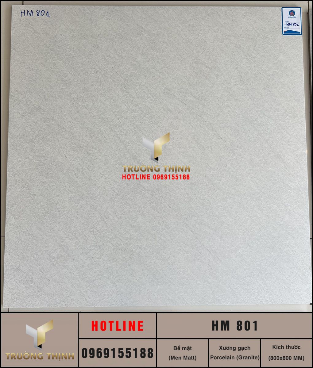 Gạch lát nền Viglacera HM 801 - Chống trơn, sang trọng cho mọi không gian