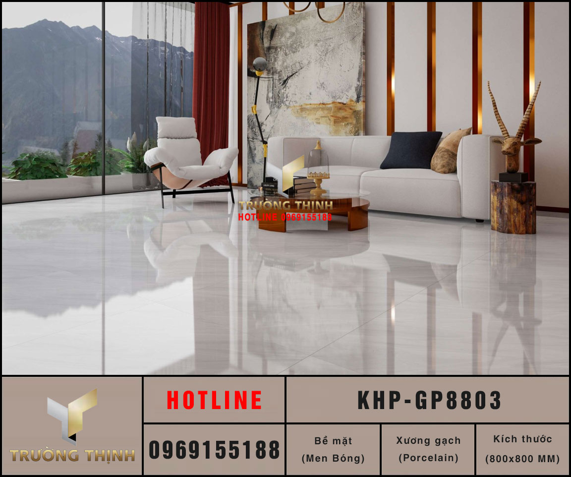 Gạch ốp lát 800x800 Viglacera KHP-GP8803