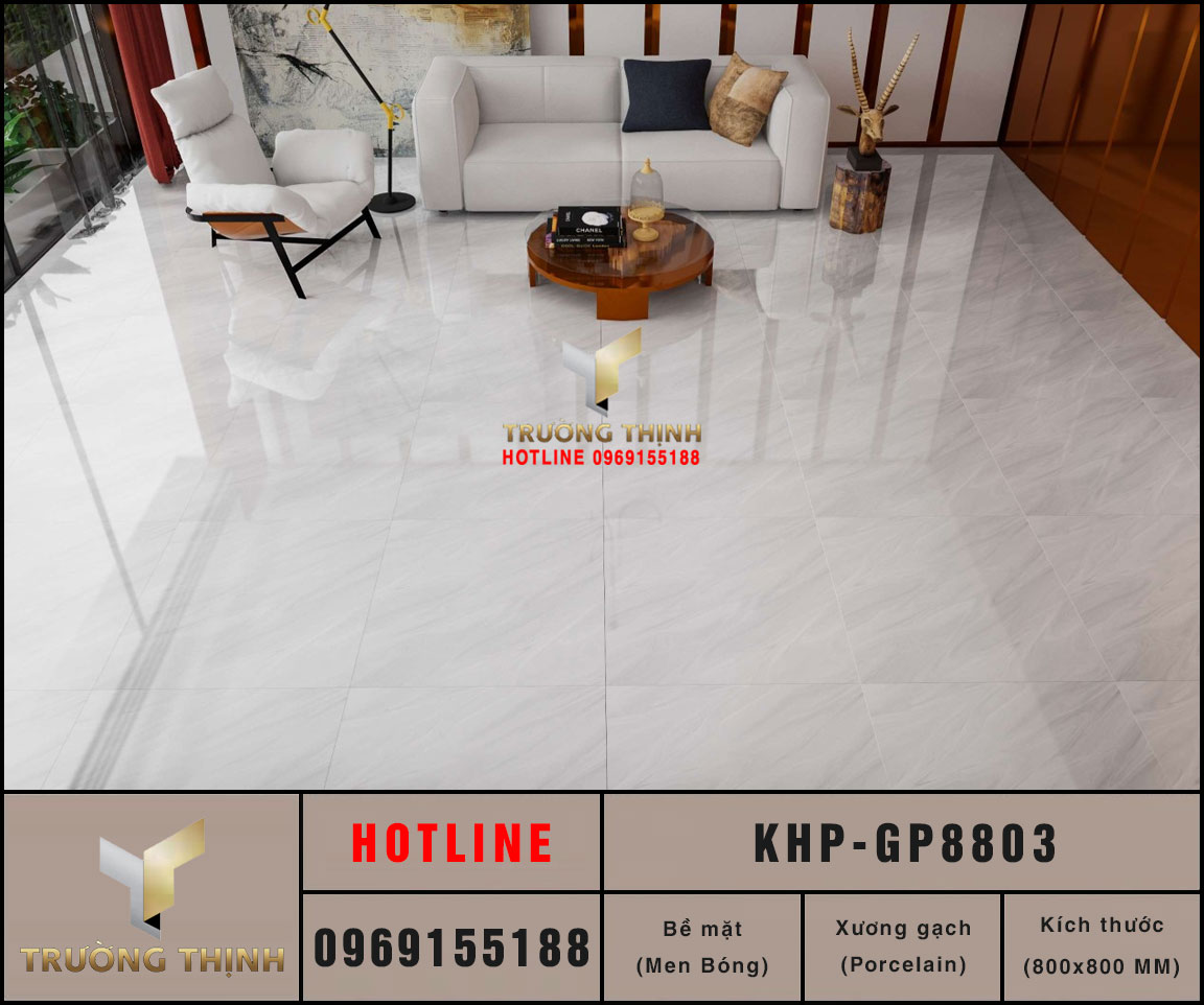 Gạch lát nền 800x800 Viglacera KHP-GP8803