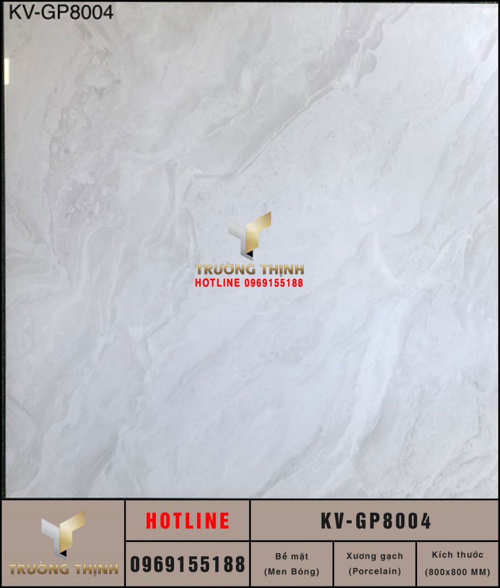 Gạch ốp lát 800x800 Viglacera KV-GP8004 thực tế