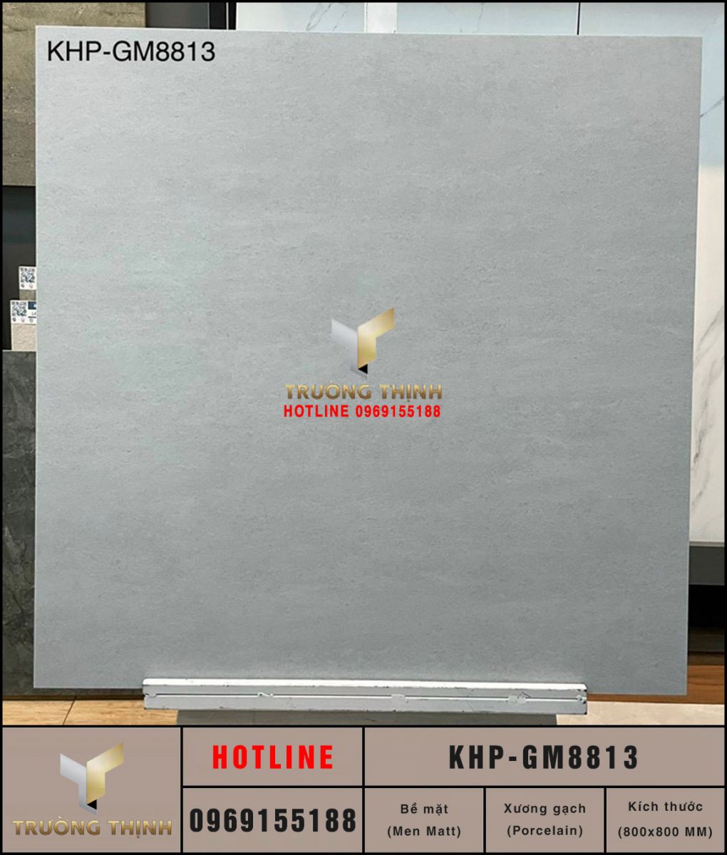Gạch Porcelain vân xi măng 800x800 Viglacera KHP-GM8813 giá rẻ