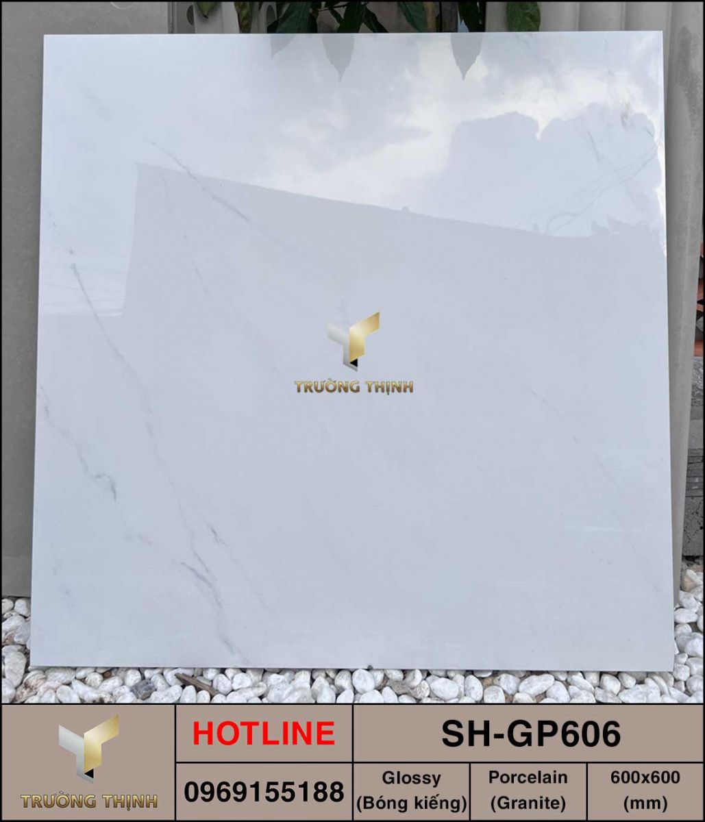 Gạch trắng khói 600x600 Viglacera SH-GP606 giá rẻ