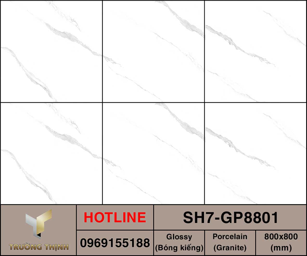 Gạch lát nền 800x800 Viglacera SH7-GP8801
