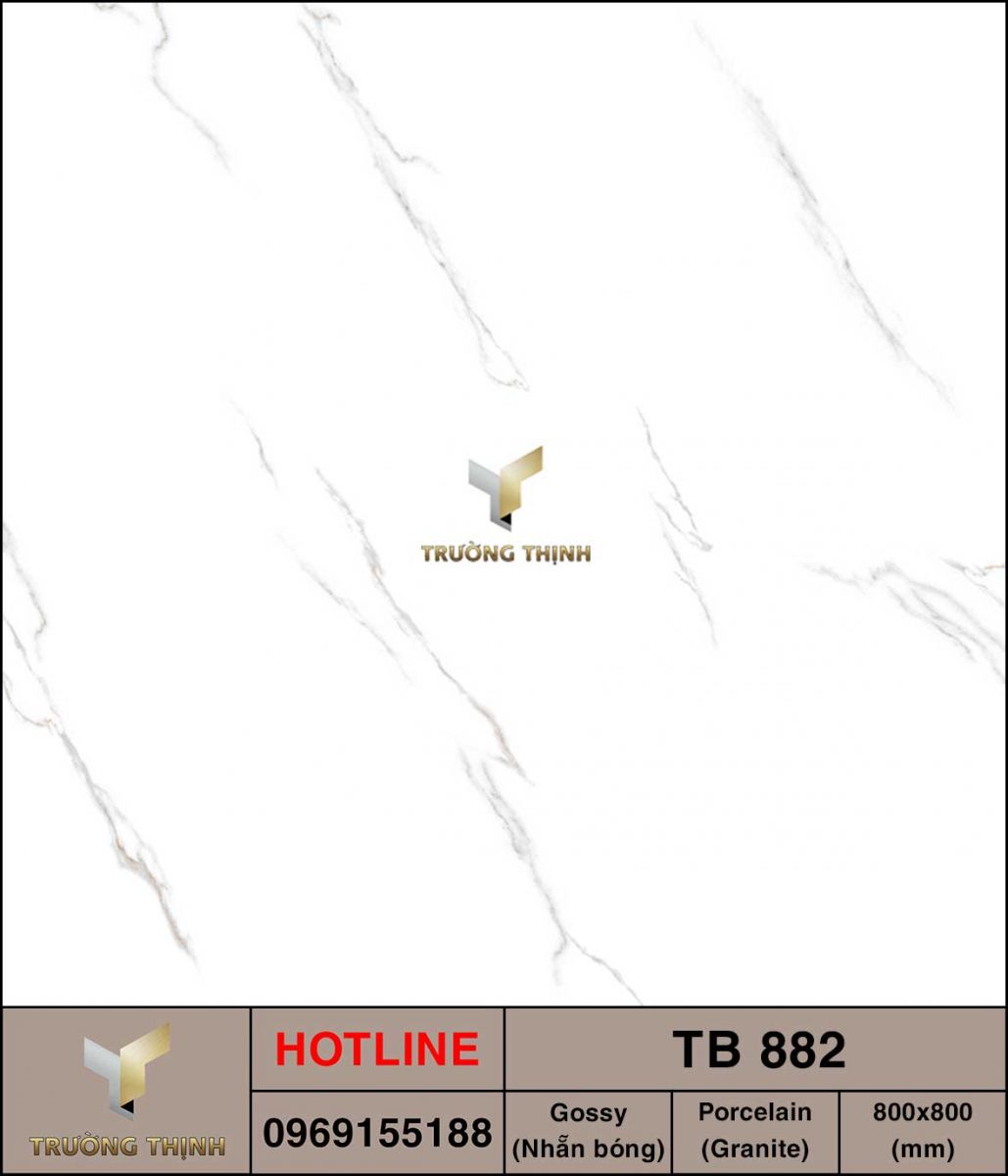 Gạch trắng khói 800x800 Viglacera TB 882 giá rẻ