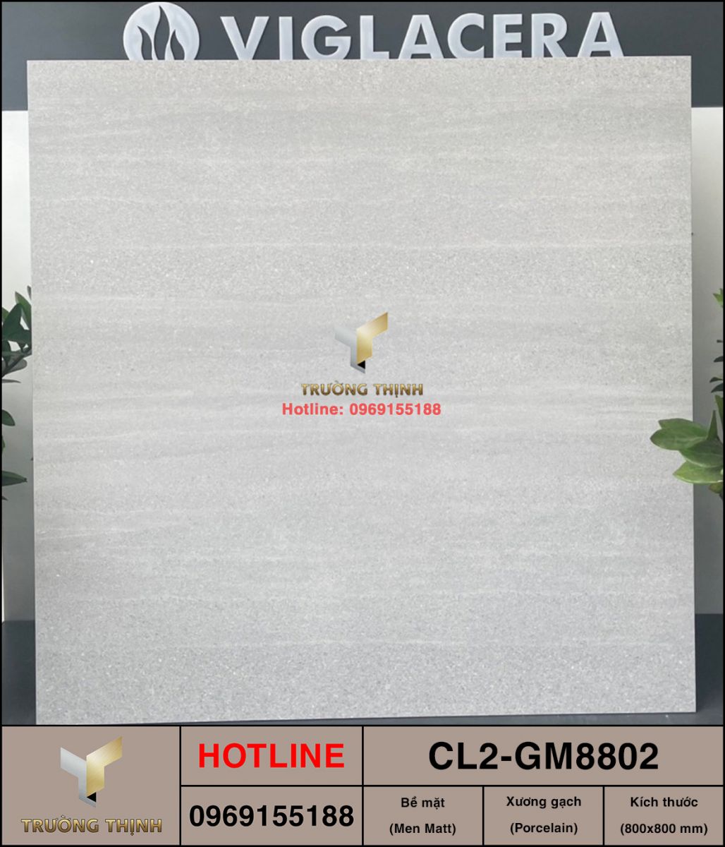 Gạch vân đá sọc dưa 800x800 Viglacera CL2-GM8802 giá rẻ
