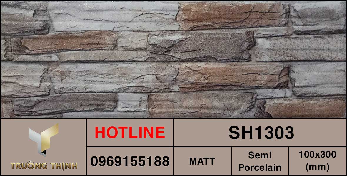 Gạch thẻ trang trí 100x300 Viglacera Sông Hồng SH1303 giá tốt