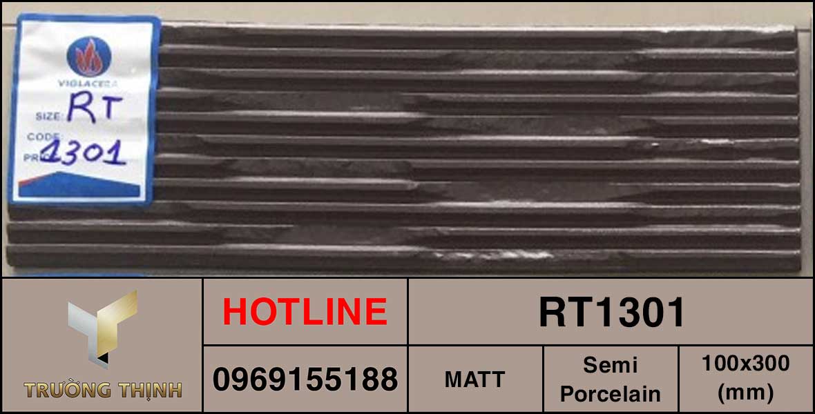 Gạch thẻ trang trí 100x300 Viglacera RT1301 giá rẻ
