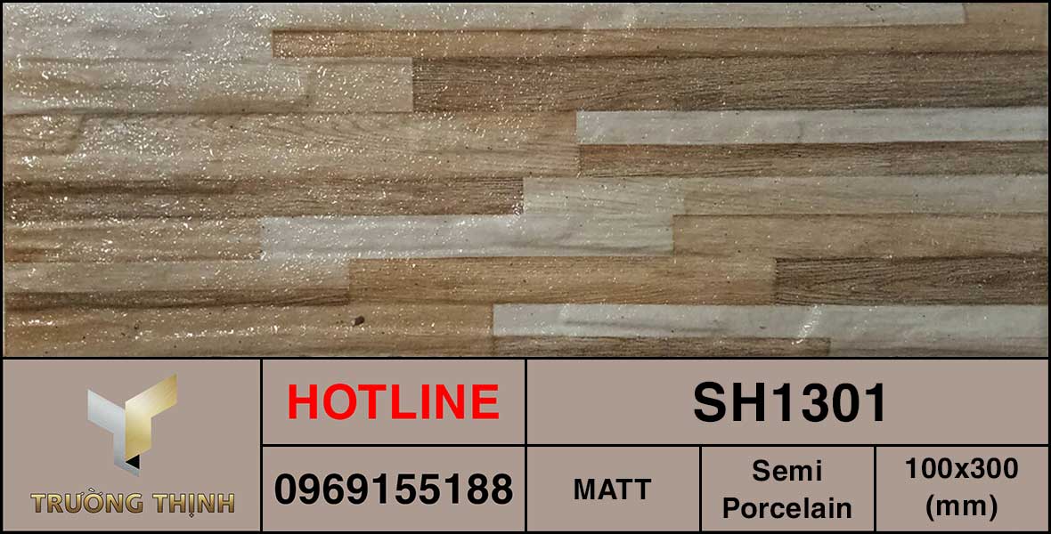 Gạch trang trí 100x300 Viglacera Sông Hồng SH1301 cao cấp