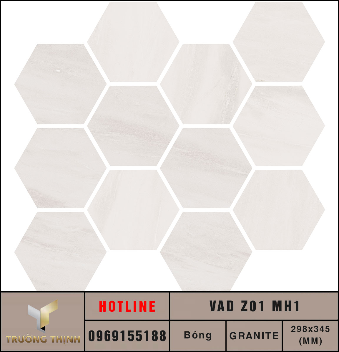 Gạch decor mosaic Eurotiel Vân Du VAD Z01 MH1 giá ưu đãi