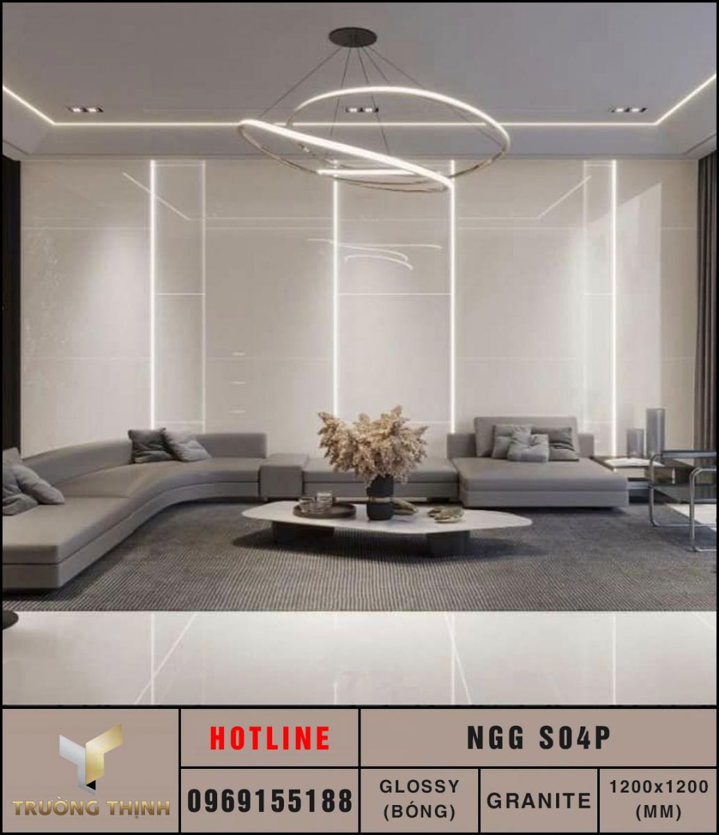 Ảnh mẫu gạch lát nền 1200x1200 Eurotile Ngọc Giao NGG S04P