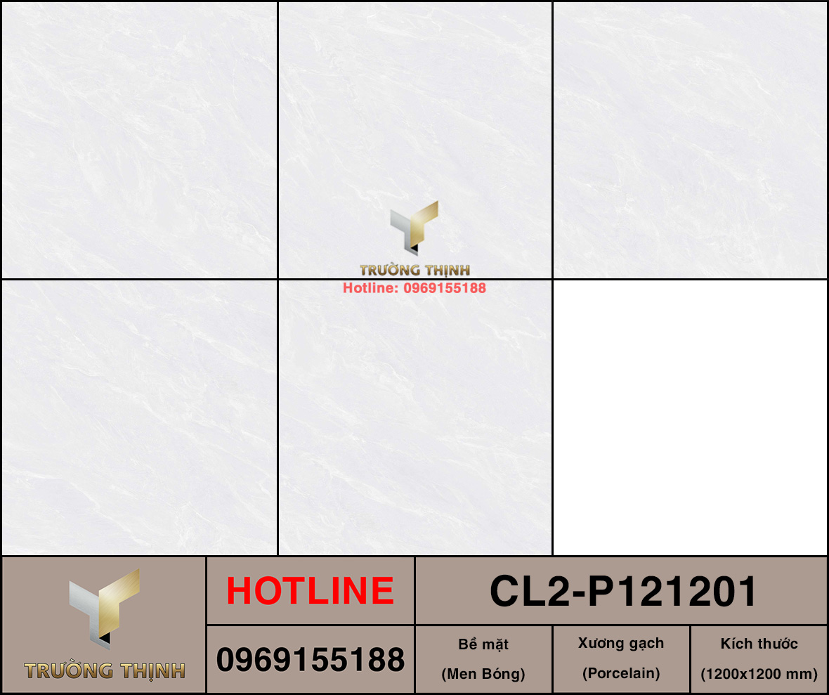 Gạch lát nền 1200x1200 Viglacera Cửu Long CL2-P121201
