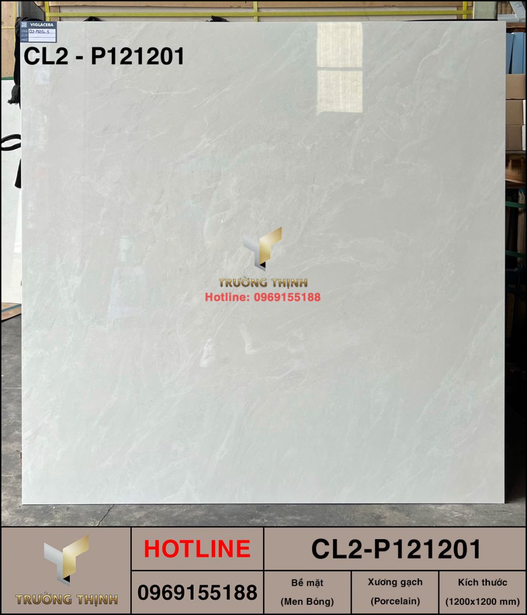 Gạch khổ lớn 1200x1200 Viglacera CL2-P121201 vân đá