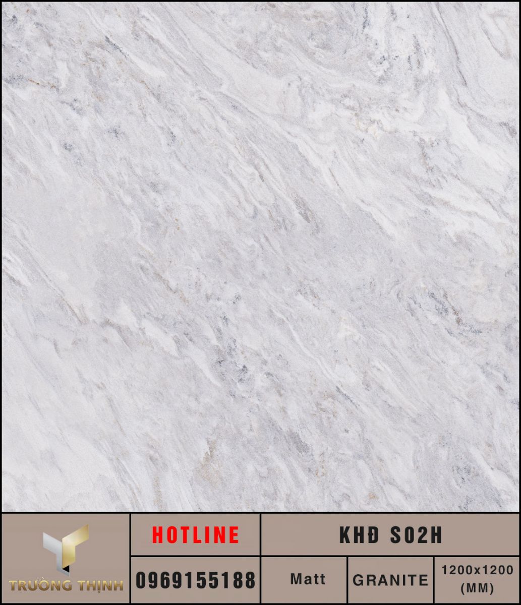 Gạch lát nền khổ lớn 1200x1200 Eurotile Khải Đăng KHĐ S02H men Matt