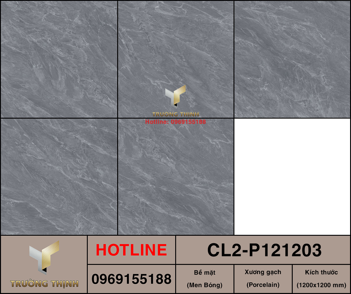 Gạch lát nền 1200x1200 Viglacera Cửu Long CL2-P121203