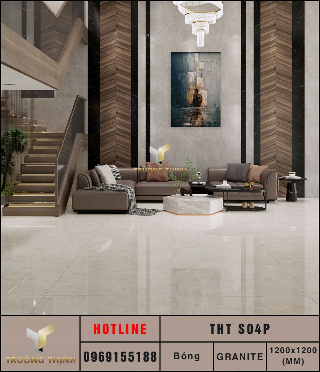Ảnh mẫu gạch lát nền khổ lớn 1200x1200 Eurotile Thanh Tâm THT S04P
