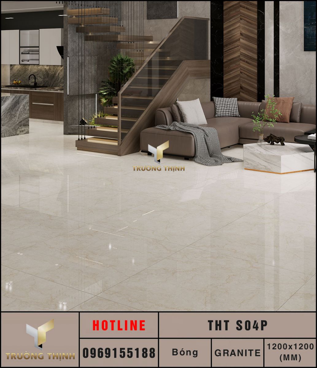 Ảnh mẫu gạch lát nền khổ lớn 1200x1200 Eurotile Thanh Tâm THT S04P