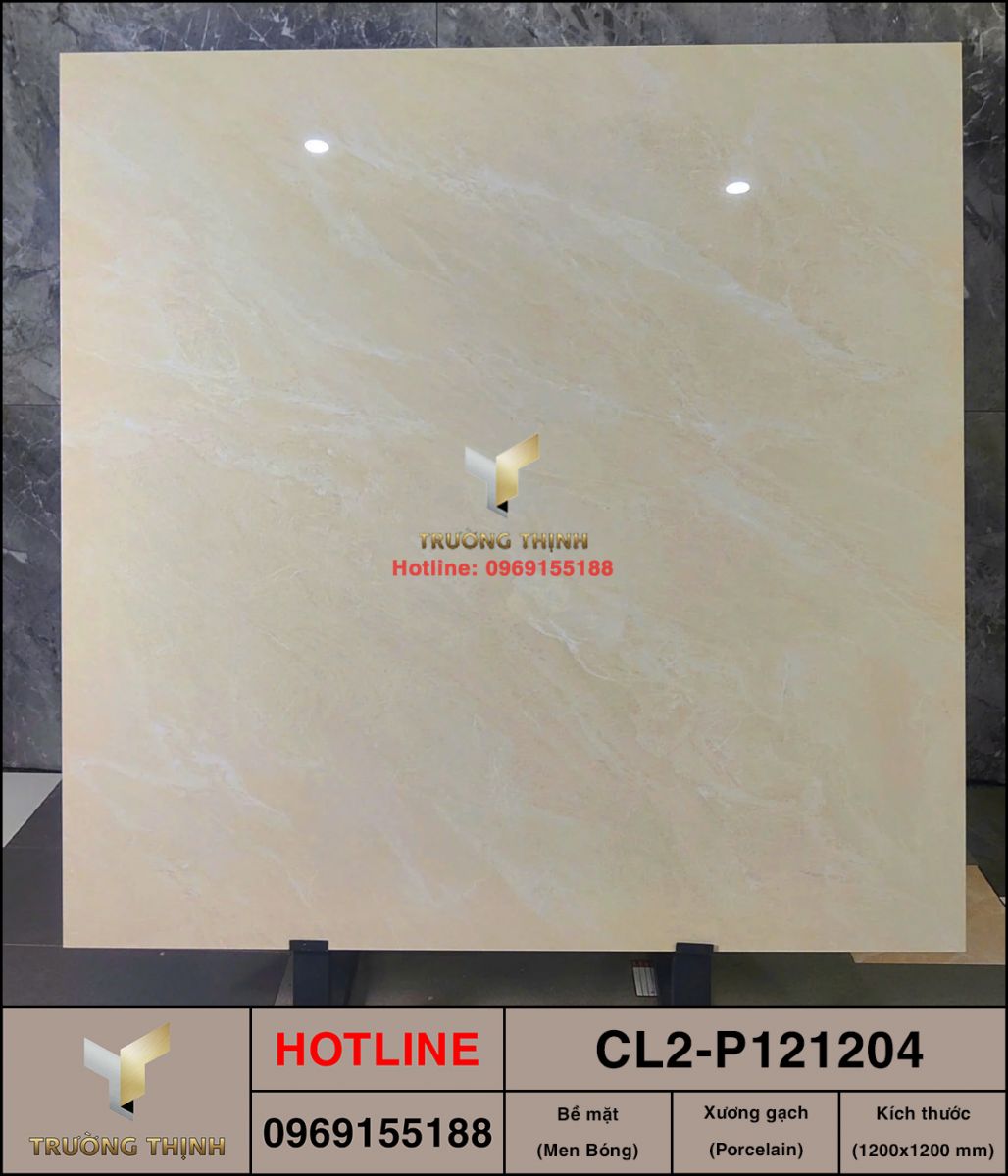 Gạch lát nền 1200x1200 Viglacera Cửu Long CL2-P121204