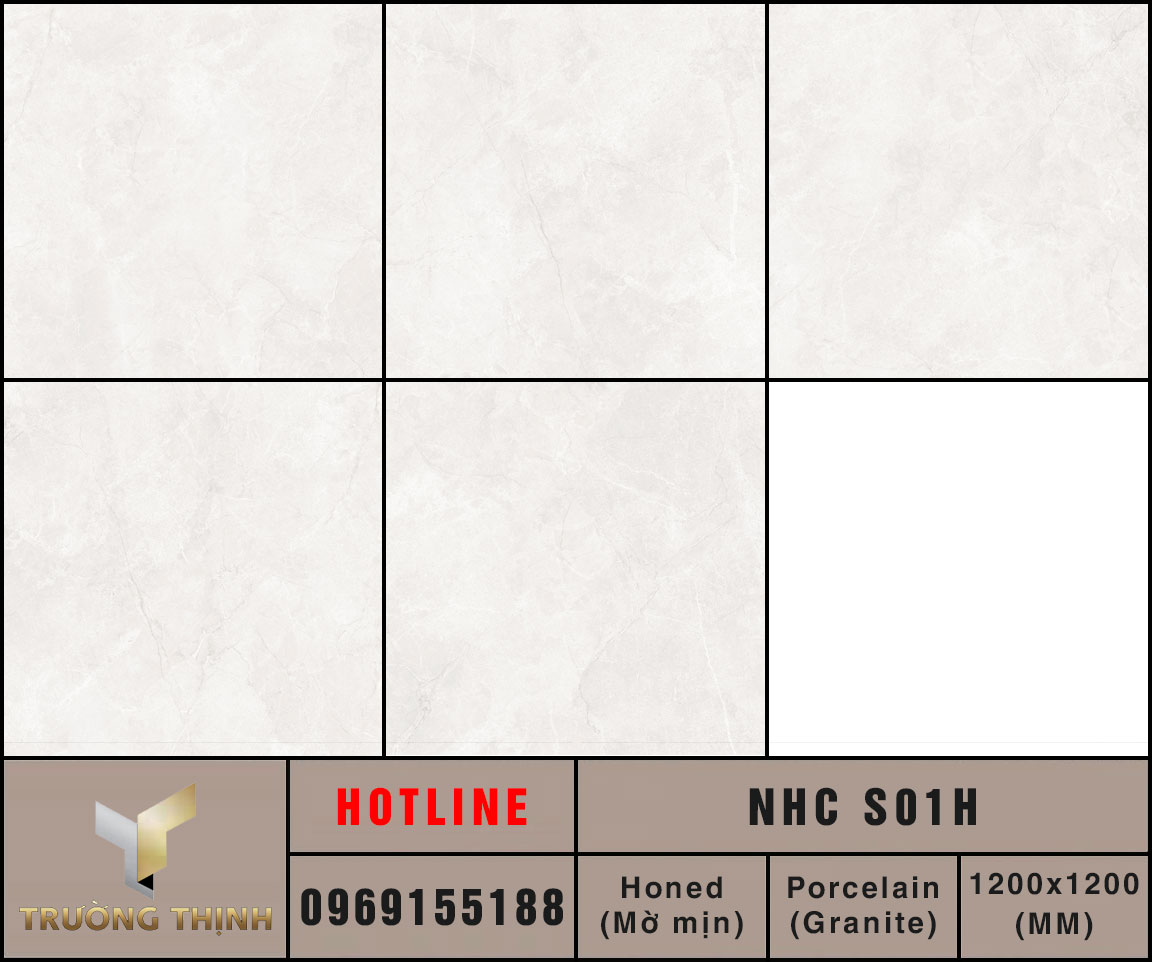 Ảnh mẫu gạch lát nền 1200x1200 Eurotile Nhã Ca NHC S01H