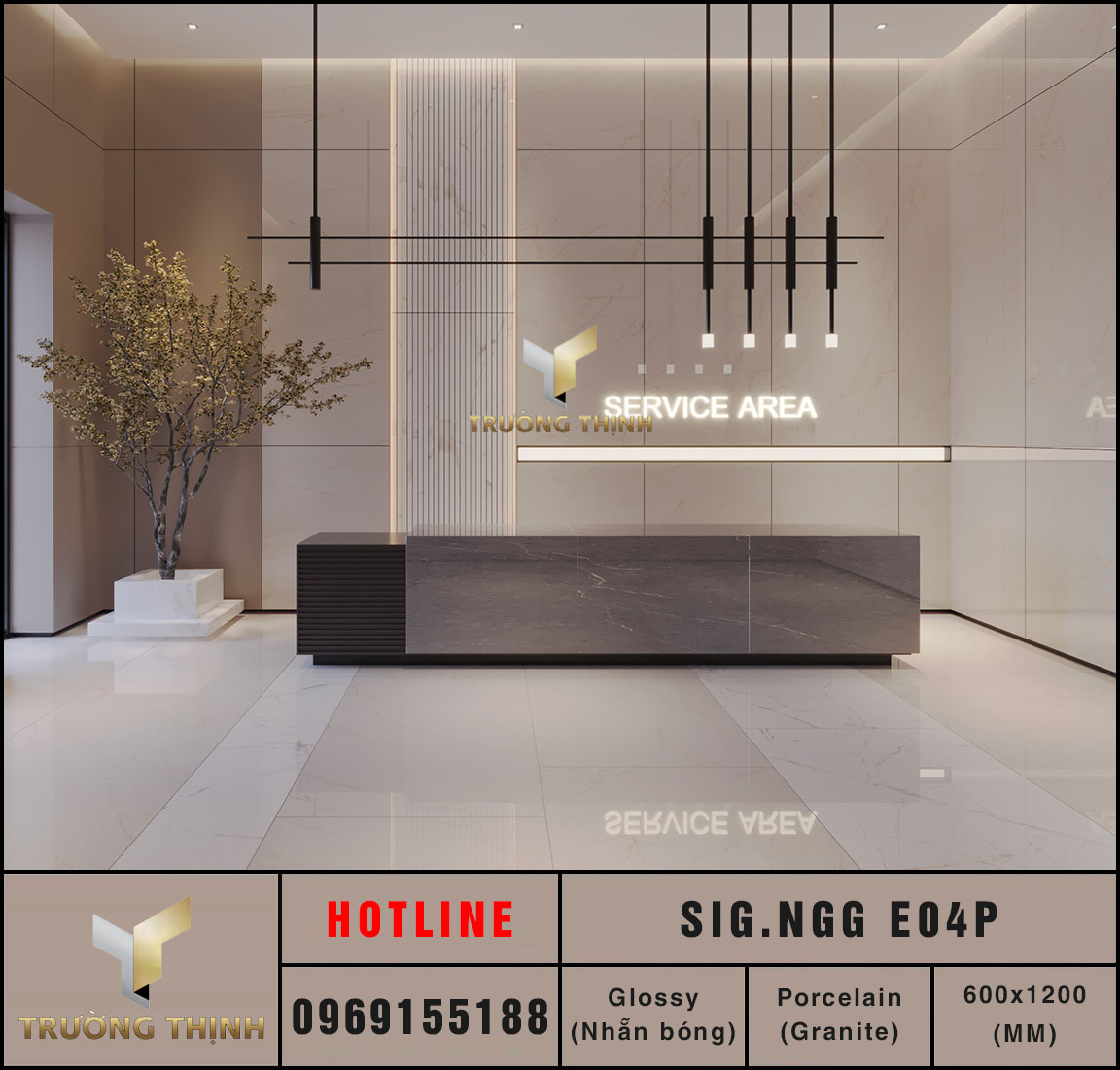 Gạch tấm lớn 1200x2800 Eurotile Ngọc Giao NGG V05P giá ưu đãi