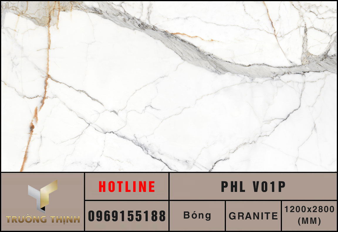 Gạch tấm lớn 1200x2800 Eurotile Phong Lưu PHL V01P cao cấp