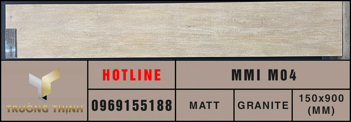 Gạch ốp lát 150x900 Eurotile Mộc Miên MMI M04