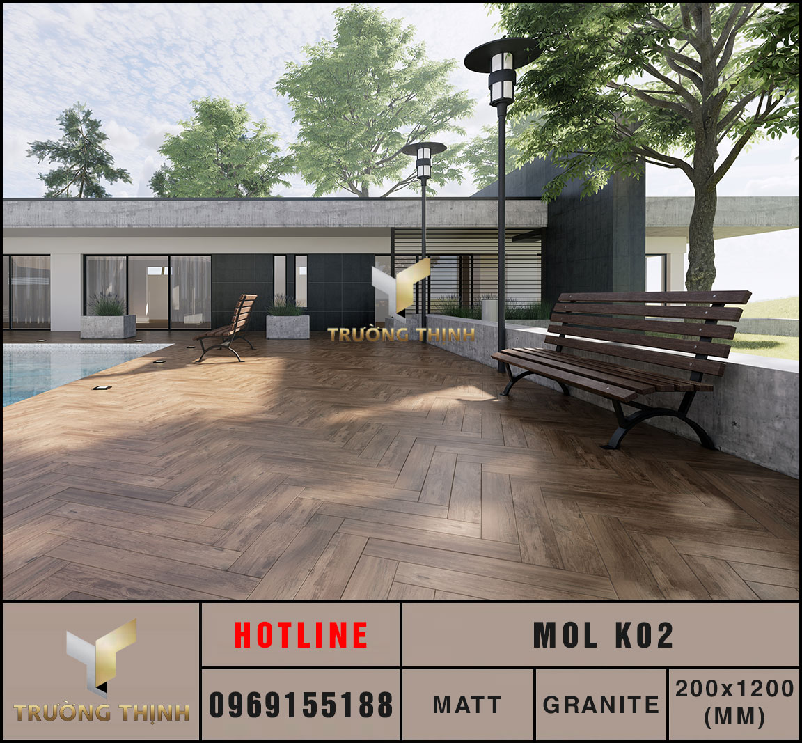 Gạch lát nền giả gỗ 200x1200 Eurotile Mộc Lan MOL K02 cao cấp